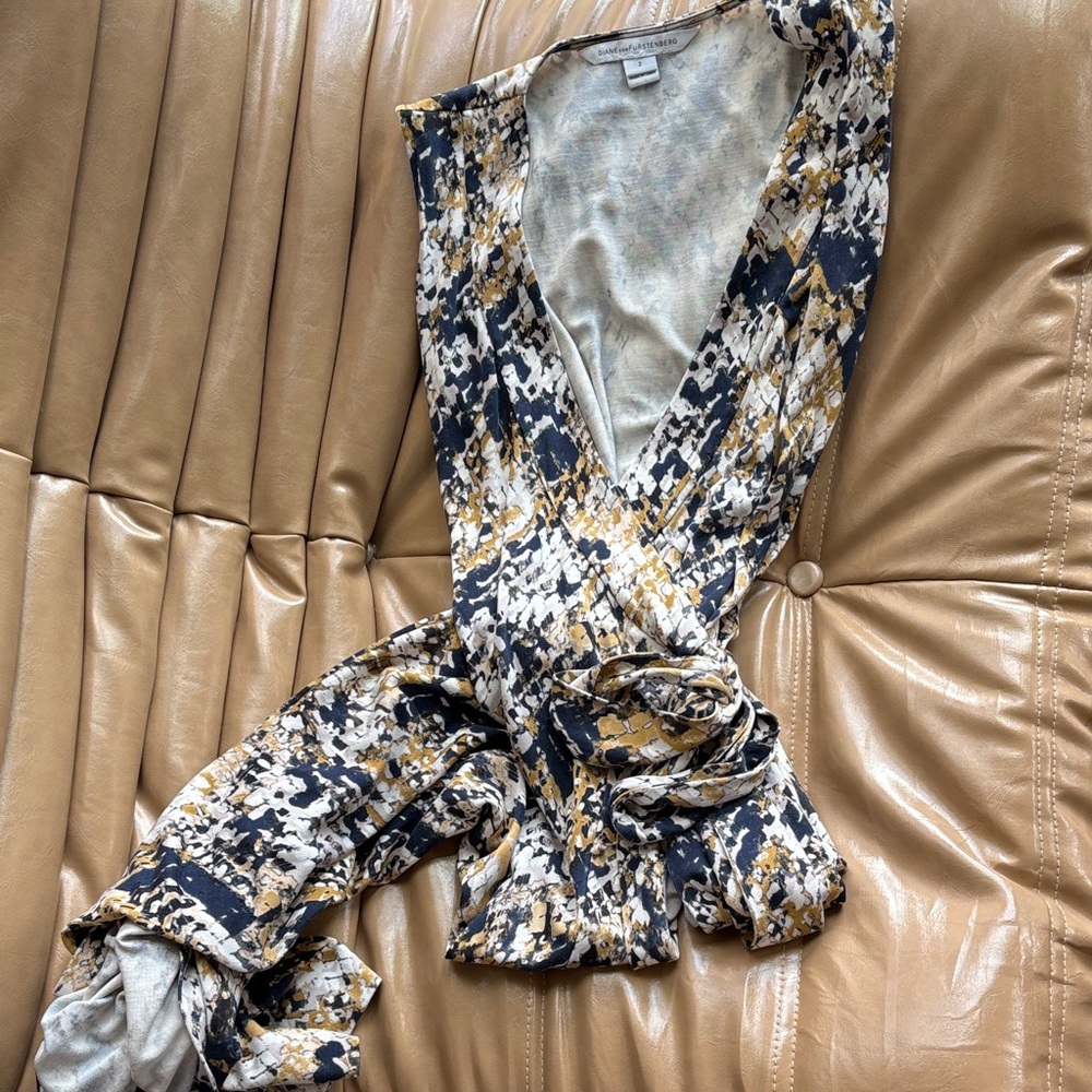 Diane Von Furstenberg dvf yahzi maxi long wrap dress